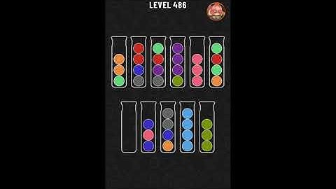 Ball sort Puzzle level 486