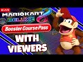 Mario kart 8 deluxe  racing with viewers