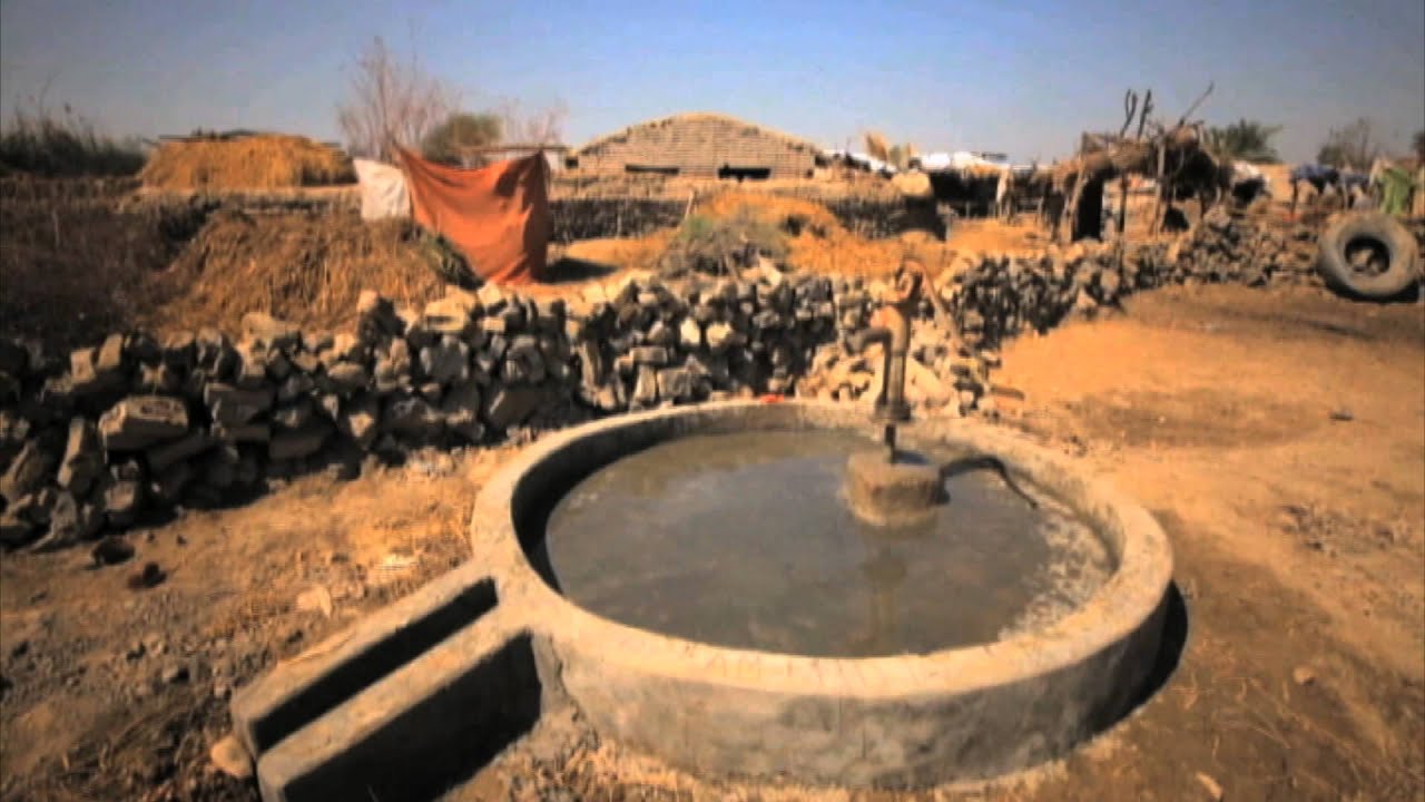 Built! Oxfam water pump goes up in 60 seconds flat