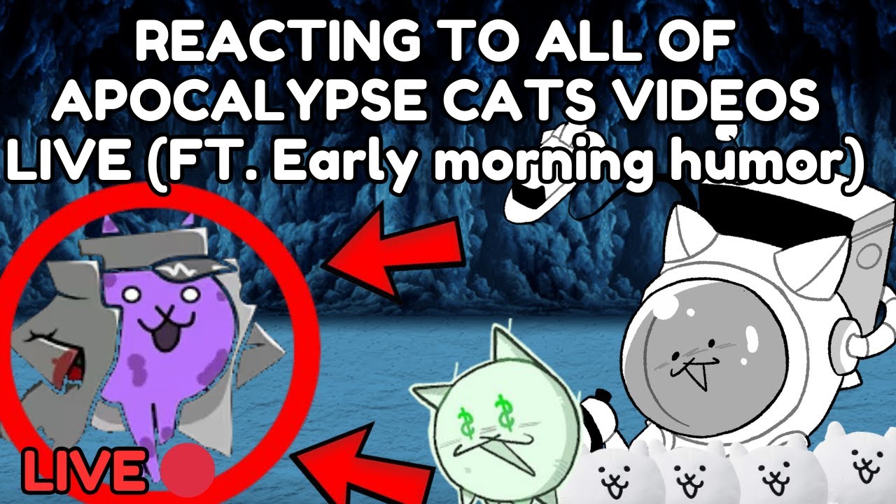 REACTING TO ALL OF APOCALYPSE CAT'S VIDEOS WITH @EarlyMorningHumorYT 