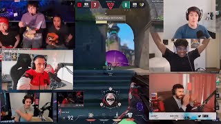 ALL VALORANT STREAMERS React To Tenz Insane Clutch in VCT MASTERS MADRID