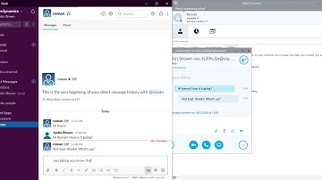 Federation: Slack and Skype for Business