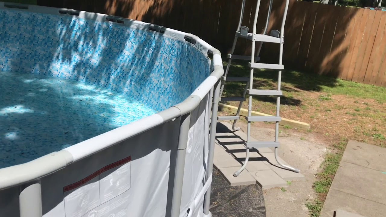 Coleman 22x54 Pool Prep (Day 2) - YouTube