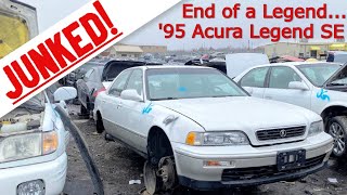 JUNKED! 1995 Acura Legend Special Edition with only 85,000 miles in almost showroom condition!  WHY?