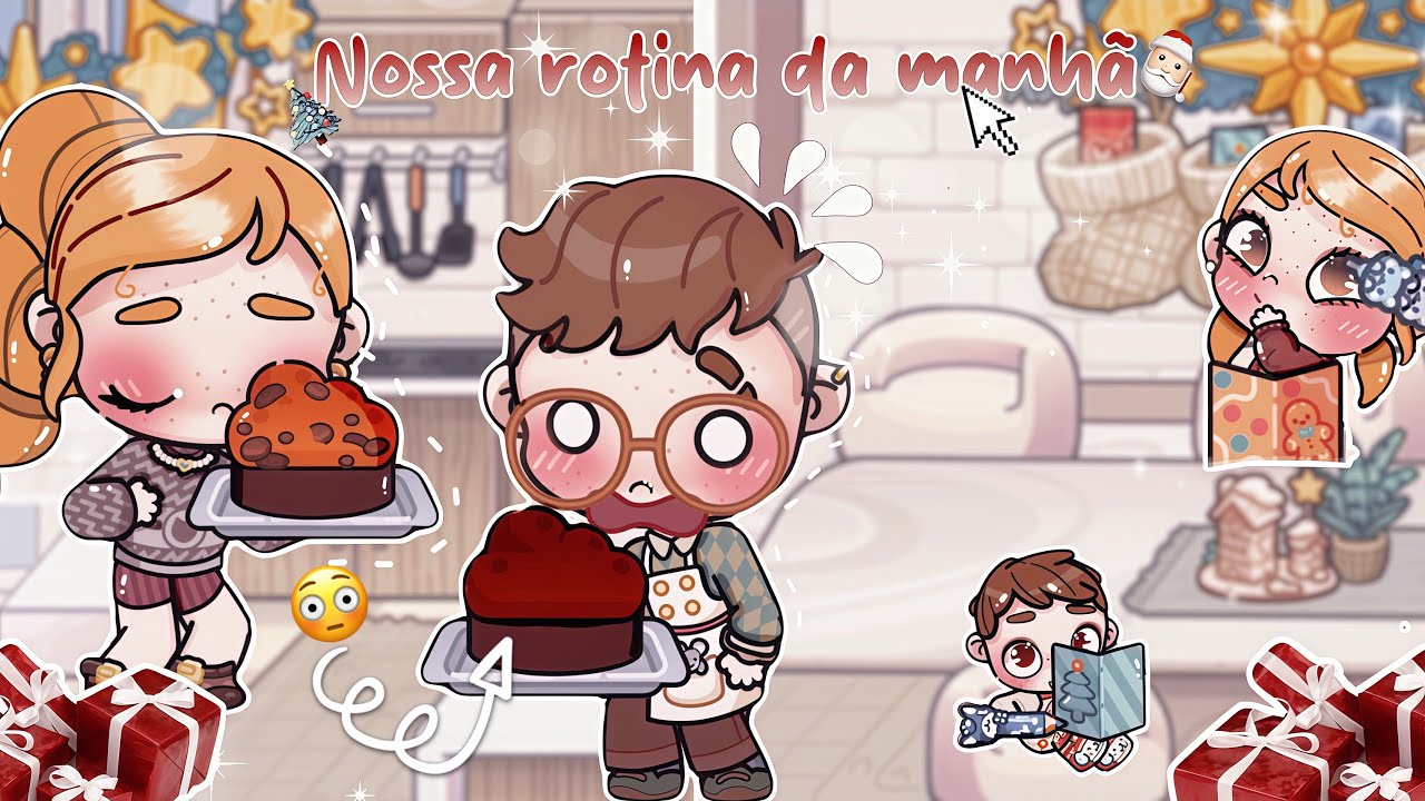 NOSSA ROTINA DA MANHÃ!! 🍪💌 …. || VOICE 🎙️ || avatar world 