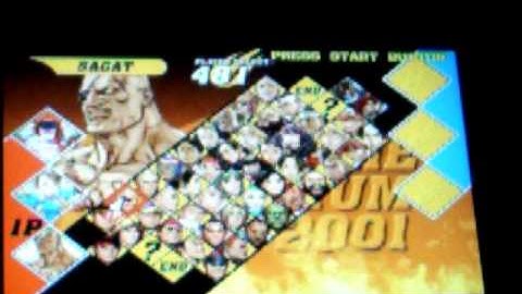 PS2 James Capcom Vs Snk 2 Guile Chun-Li & Bison PlayThrough Part 2.AVI