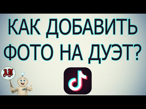 Как поставить свою фотографию на дуэт в Тик Токе?