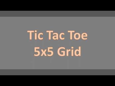 Tic Tac Toe 5x5 