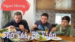 Ăn phở bò viên, Joe thích ăn phở sau chuyến về Việt Nam. Andi vẫn mê bánh xèo | Cuộc sống ở Đức