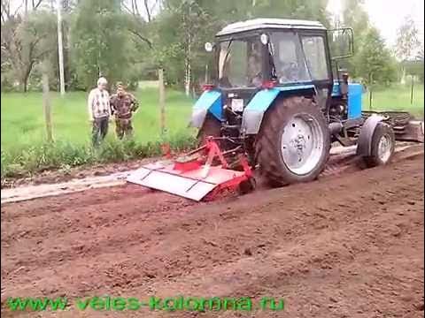 Трактор с фрезой фото