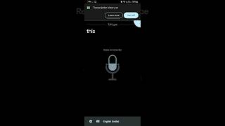 Live Transcribe in Samsung screenshot 1