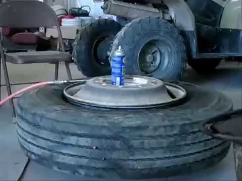 მამაკაცმა აიღო უზარმაზარი საბურავი და ... აი რა გააკეთა