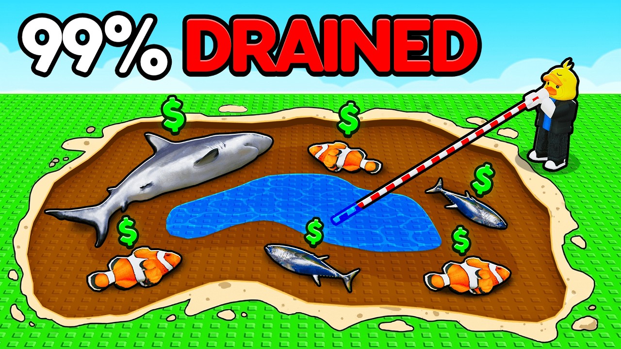 Lake Sipping gameplay thumbnail for straw fishing gameplay