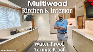 വീട് 100% Multiwood Interior|Multiwood modular Kitchen|Multiwood Interior trends 2022|Dr. Interior