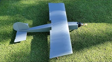 Das Liddle Stik 3d-printed plane maiden flight