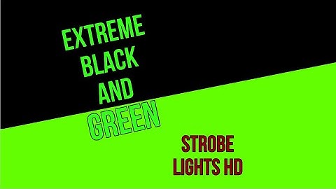 [1 Hour] Extreme Fast Green Strobe Lights [SEIZURE WARNING]