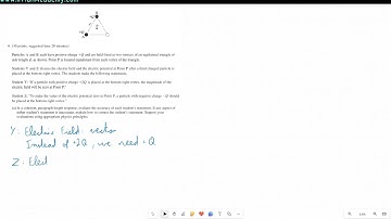 AP Physics 2: Algebra Based 2023 FRQ Video Solution Q4a