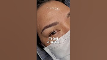 Digital Microblading Eyebrows Transformation by @thobrows Toronto
