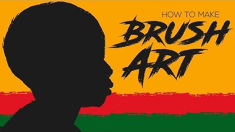 How to Make Brush Art in PowerPoint | Tutorial