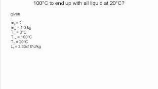 phase changes and latent heat2 animated physics problem