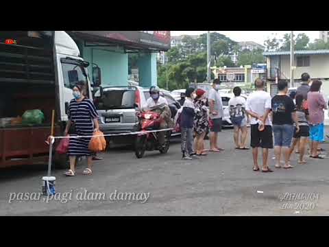 Malaysia Pasar Pagi Alam Damay Akibat Covid 19 Youtube