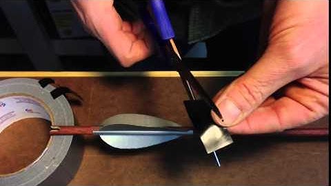 Another way to do duct tape fletching