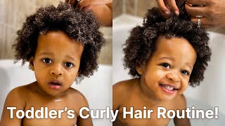 Toddler's Easy Curly Hair Routine Boys | LaToya Ebony screenshot 3