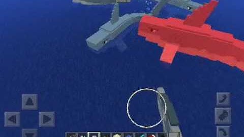 Minecraft PE mod showcase - shark mod!!!
