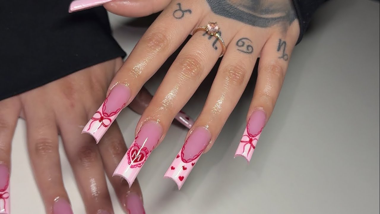 Накладные ногти из акриловой латексной краски Victoria's Secret 💓