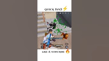 Quick 1vs3☠️ #shorts #short #bgmi #clutch #1v3 #1vs3clutch