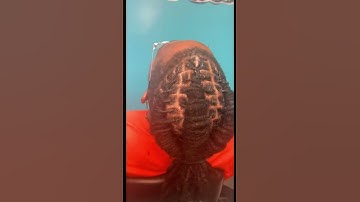 Barrel twist style #locs #locjourney #dreadlocks