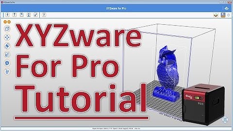 XYZware for Pro Tutorial by XYZprinting for Da Vinci Pro 1.0