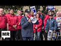 President Biden Joins Striking Autoworkers On Picket Line