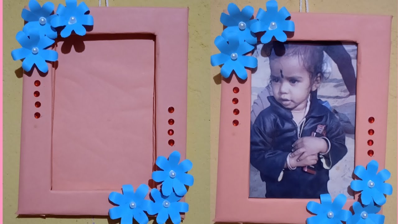 DIY Paper Photo Frame Making Easy Tutorial How To Make Photo Frame At DIY Paper Photo Frame Making Easy Tutorial How To Make Photo Frame At