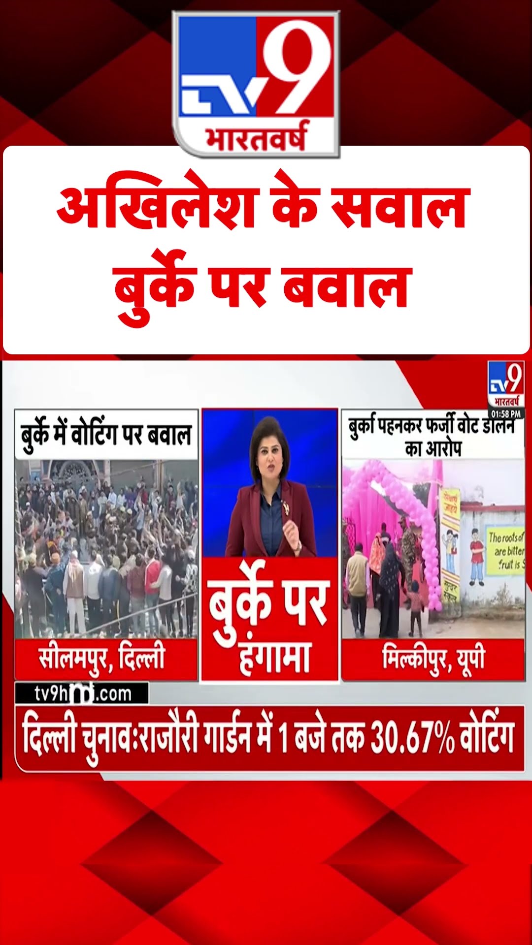Milkipur Bypoll Voting : अखिलेश के सवाल बुर्के पर बवाल | #ytshorts