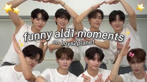 funny ald1 moments on boys2planet