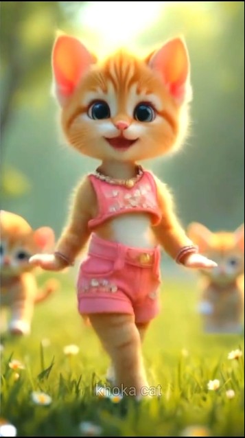 Kok kok Cat dance.#cute #funny #tranding