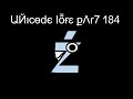 Unicode Lore Part 184 Unicode Lore Part 184