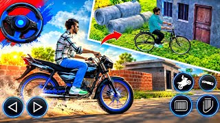 Bike Driving 3D Game 🔥 | Indian Motorcycle Simulator Gameplay screenshot 5