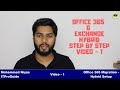 How to Configure & Migrate Hybrid Exchange and Office 365 | Full Step by step Demo | Video 1