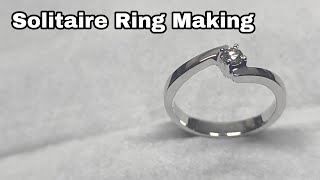 Membuat Cincin Solitaire Dengan Mudah | Handmade Gold Ring
