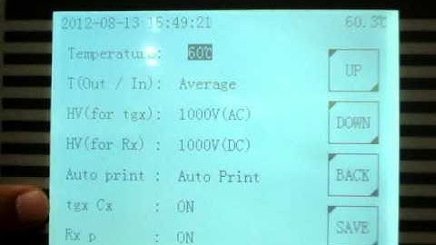 Video 4   Introduction to PE AORDF 3 Oil Resistivity & Tan Delta test set