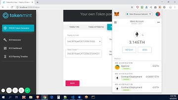 ERC20 Token Generator Tool - TokenMint DApp