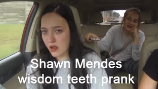 Shawn Mendes wisdom teeth prank