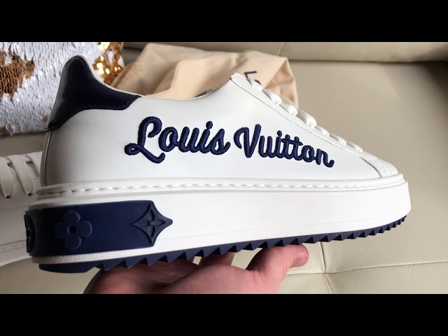 Giày sục nữ thể thao LV màu trắng Louis Vuitton Time Out Open Back Sneaker  Shoes