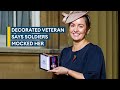 Mod investigation after veteran says she was mocked by soldiers over her medals