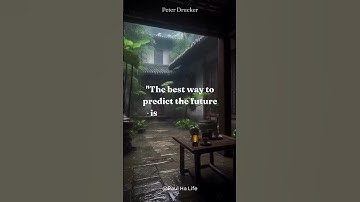 "The best way to predict the future is to create it." #rain #video #videoshort #youtubeshorts #viral