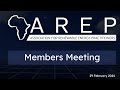 AREP Online Members Meeting Recording: 29 Feb 2024