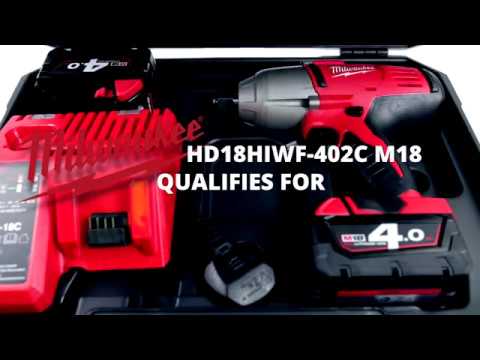 Milwaukee Hd18hiwf 402c M18 Impact Wrench Unboxed Youtube