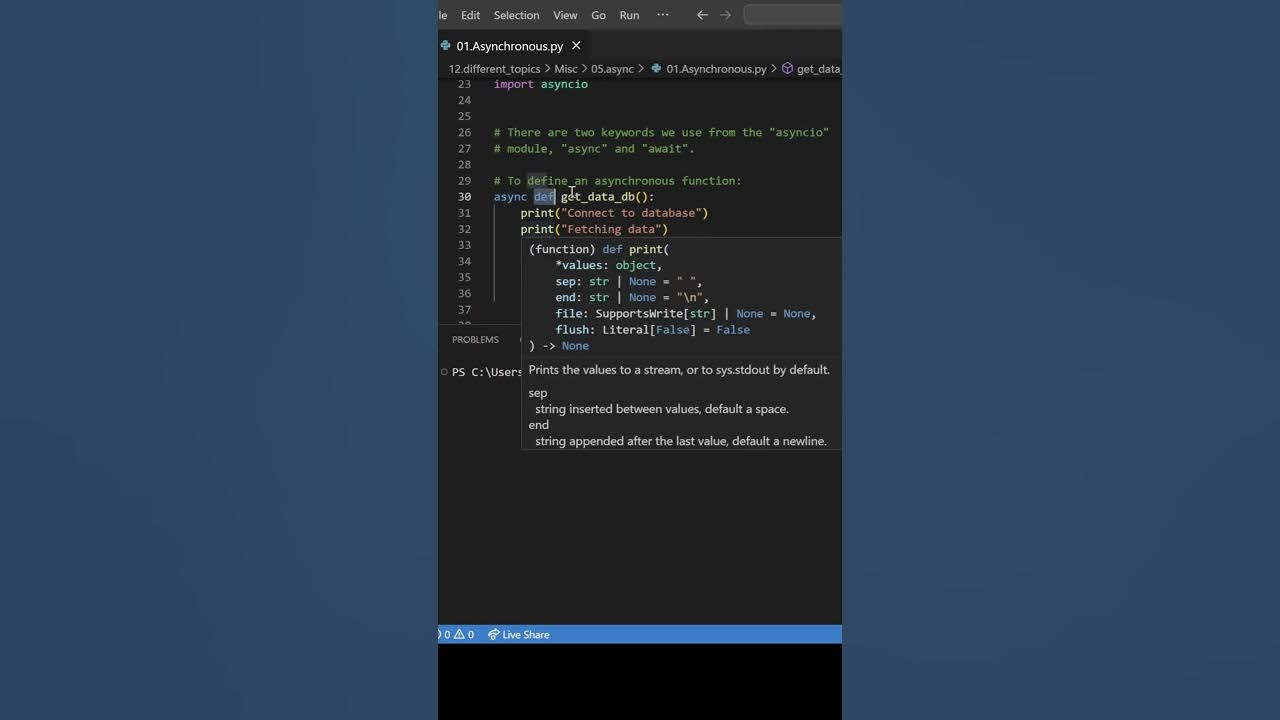 01. Asynchronous Programming in Python: Introduction. - YouTube